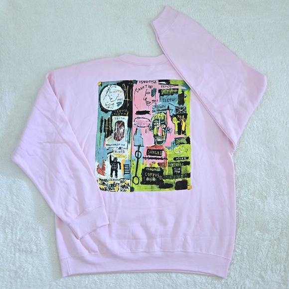 Jean-Michel Basquiat Graphic Sweatshirt - NWOT - Picture 9 of 13